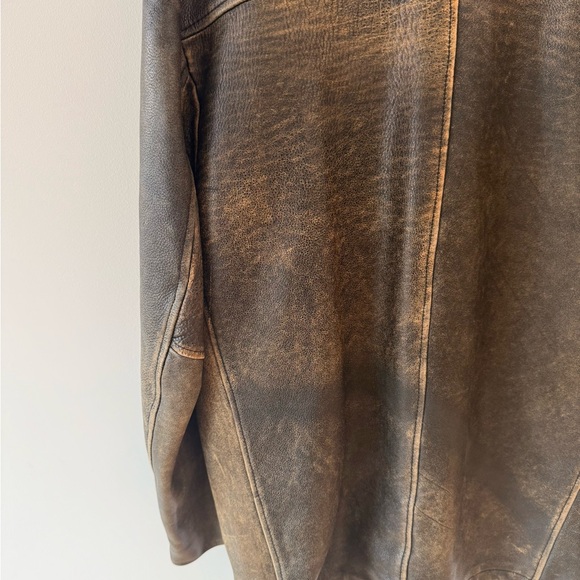 Gordon & Ferguson heirloom leather jacket, Vintage, Distressed (est. 1871 brand) - Picture 7 of 13